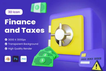 Finance 3D Icon Pack