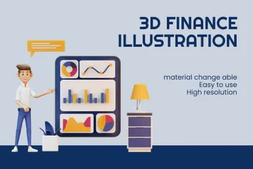 Finance 3D Illustration Pack