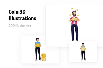 Finance 3D Illustration Pack