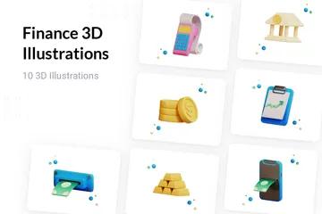 Finance 3D Illustration Pack