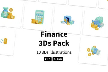 ファイナンス 3D Iconパック