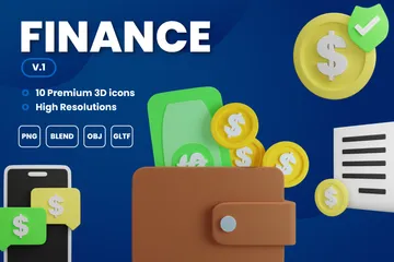 Finance Vol. 1 3D Icon Pack