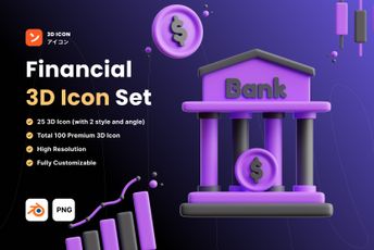 Financial 3D  Pack