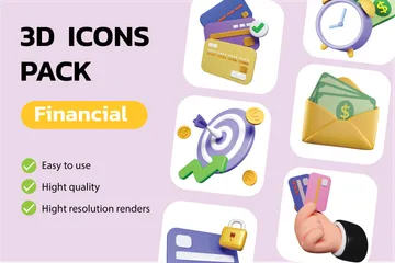 Financial Vol.3 3D Icon Pack