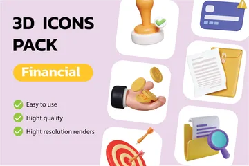 Financial Vol.4 3D Icon Pack