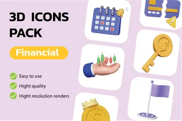 Financial Vol.5 3D Icon Pack