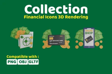 Financier Pack 3D Icon