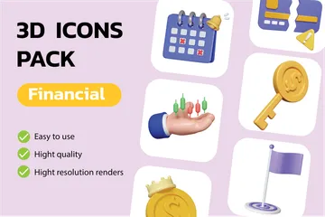 Financier Vol.5 Pack 3D Icon