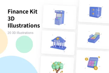 Finanzkit 3D Illustration Pack