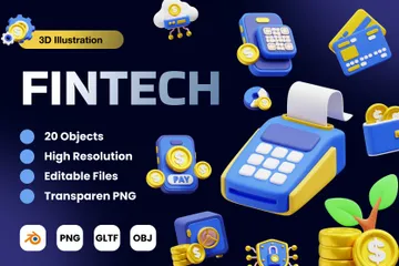 Fintech 3D Icon Pack