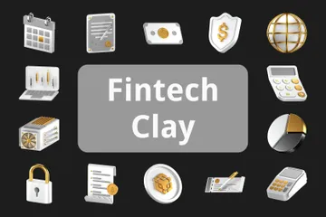 Fintech 3D Icon Pack