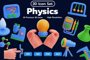 Física Paquete de Icon 3D