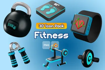 Aptitud física Paquete de Icon 3D