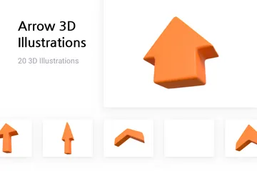 Flecha Paquete de Illustration 3D