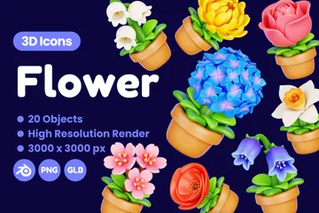 Fleur Pack 3D Icon