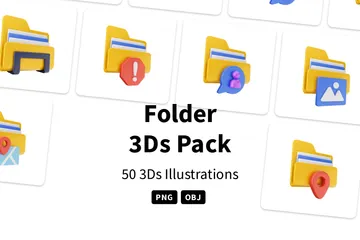 Folder 3D Icon Pack