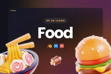 Food 3D Icon Pack