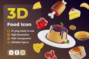 Food 3D Icon Pack