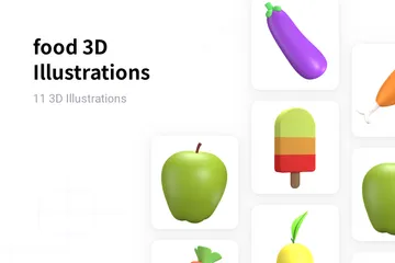 Food 3D Illustration Pack