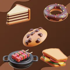 Food 3D Icon Pack