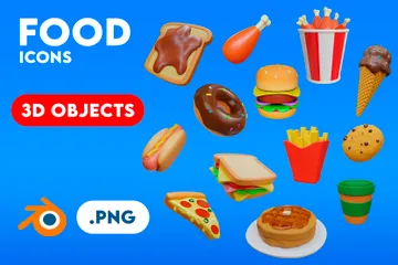 FOOD 3D Icon Pack