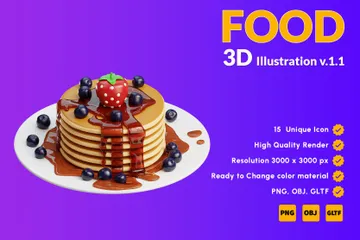 FOOD V.1.0 3D Icon Pack