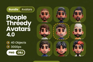 Football People Avatars 3D Icon Pack