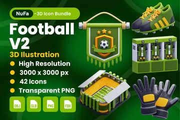 NuFa - 3D Icon 3D Icon Bundle
