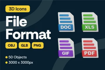 Format de fichier Pack 3D Icon