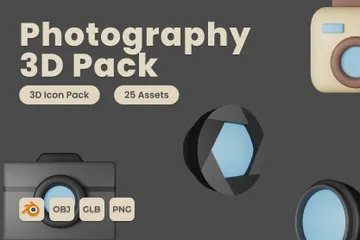 Fotografie 3D Icon Pack