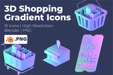 Free Boutique Pack 3D Icon