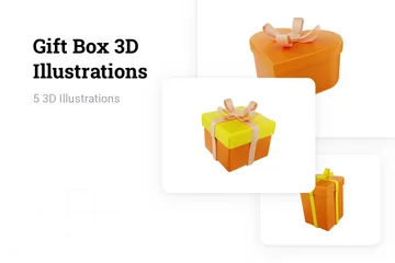 Free Caja de regalo 3D Illustration Pack