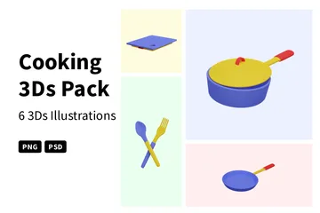 Free Cuisson Pack 3D Icon