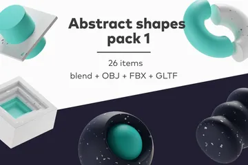 Free Formes abstraites 1 Pack 3D Icon