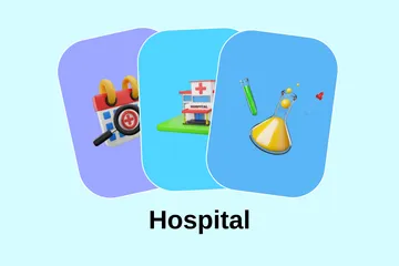 Free Hôpital Pack 3D Icon