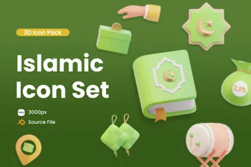 Free Islâmico Pacote de Icon 3D