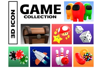 Free Jogo Pacote de Icon 3D