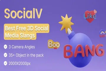 Free SozialV 3D Illustration Pack