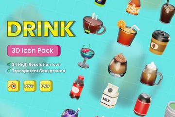 Free Trinken 3D Icon Pack