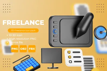 Freelance 3D Icon Pack