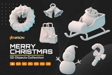 Frohe Weihnachten 3D Icon Pack