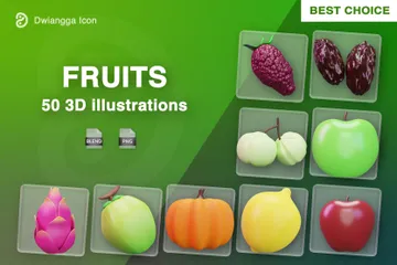 Früchte 3D Icon Pack