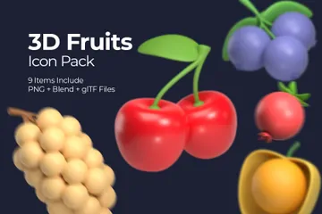 Fruit Pack 3D Icon