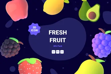 Fruit 3D Icon Pack