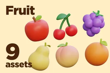 Fruit 3D Icon Pack