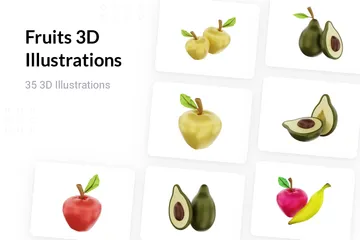Fruits 3D Illustration Pack