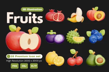 Fruits Pack 3D Icon