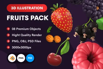 Fruits 3D Icon Pack