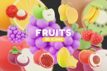 Fruits 3D Icon Pack