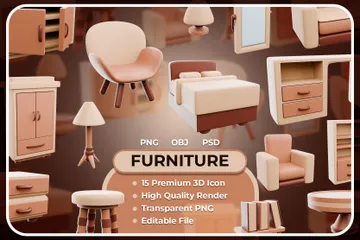 Furniture 3D Icon Pack